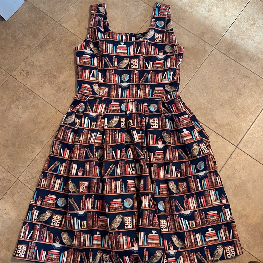 Dolly and Dotty owl and book dress